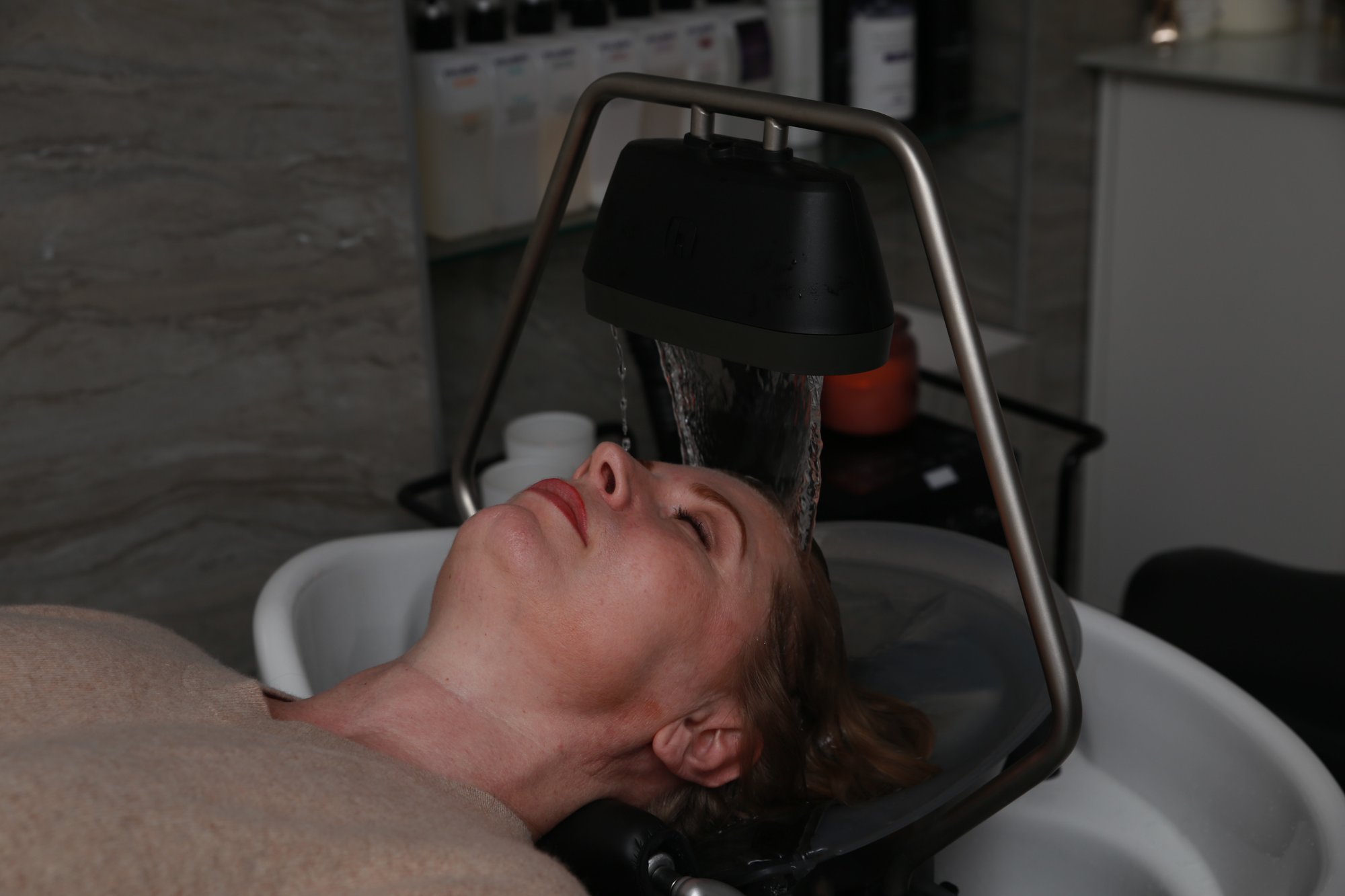 YUME Head Spa Waterfall Ritual bei Natalie
